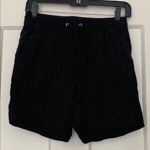Black Casual Shorts